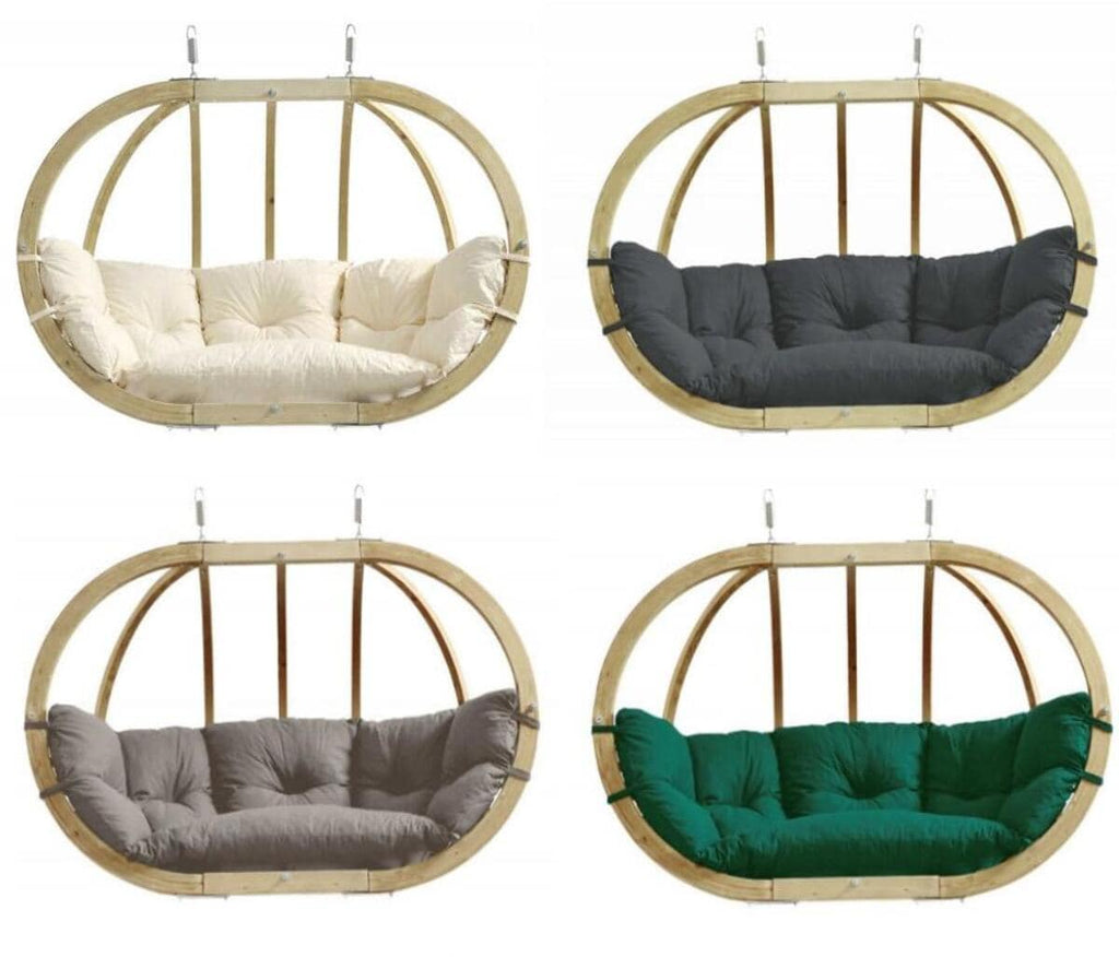 Hengestol Globo Royal 176x118 cm forfra med pute