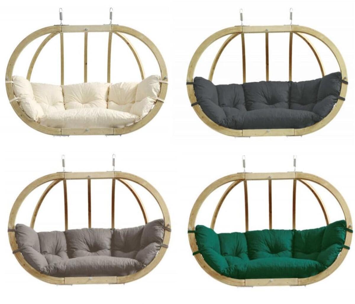 Hengestol Globo Royal 176x118 cm forfra med pute