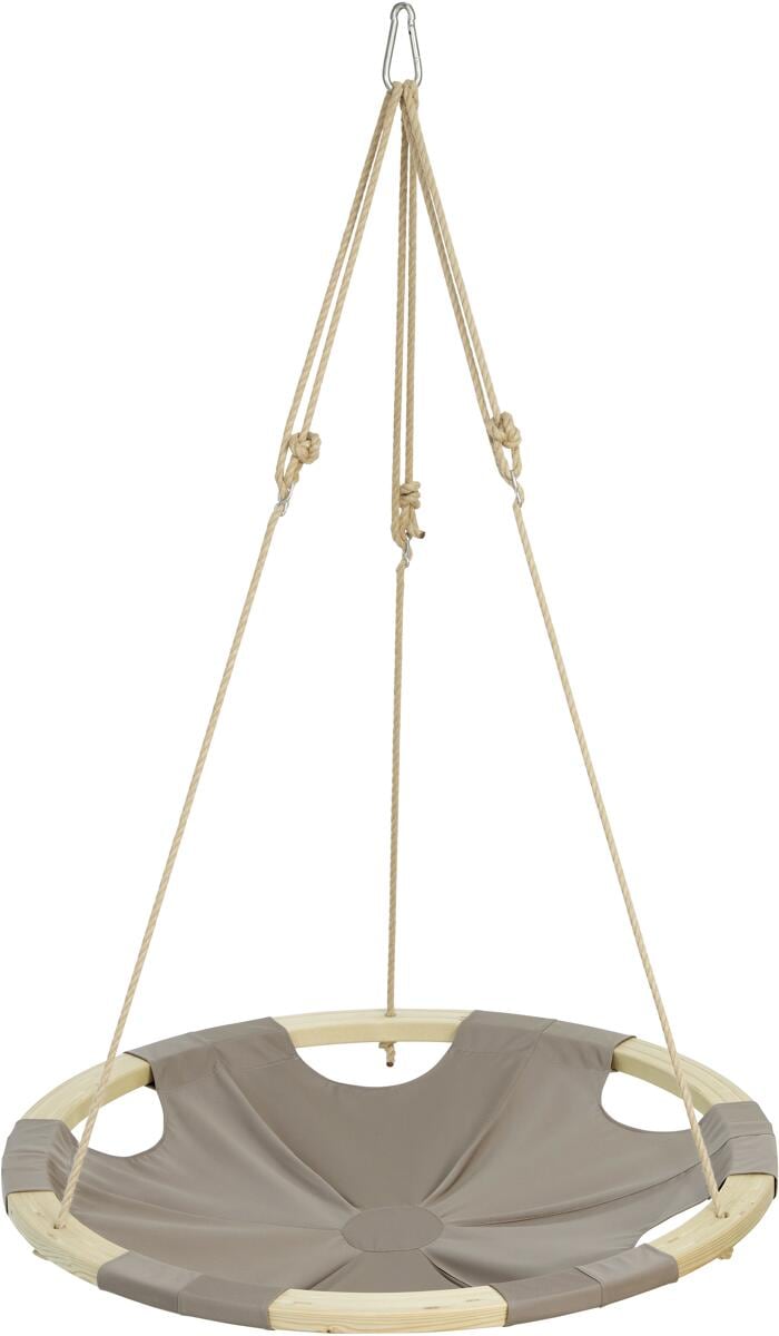 Hengestol Swing Nest 140 cm pute taupe bakside