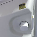 HEOSafe tilleggslås for Carado, SunLight, Etrusco, Glücksmobil - HEOSolution montert på dør