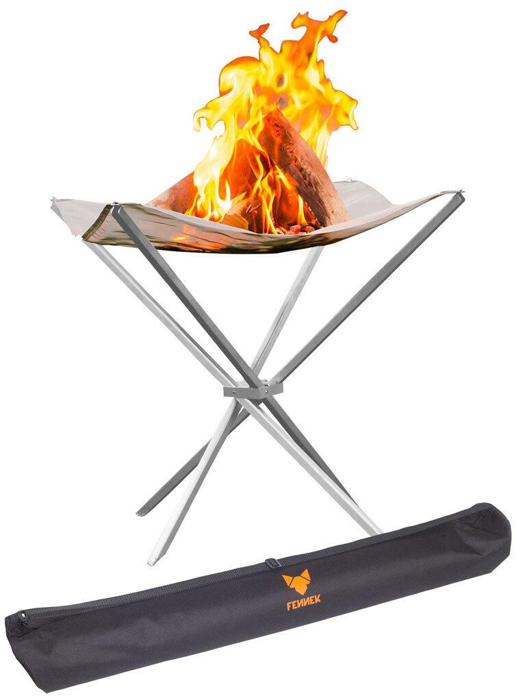 High Fire bålnett i rustfritt stål forfra