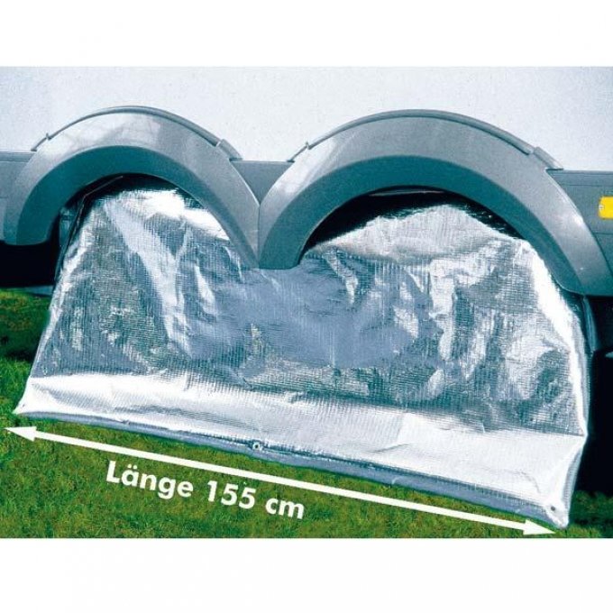 Detalj av Hjulbeskyttelse Reflex polyetylen 63,5 x 18,5 cm - Hindermann materiale