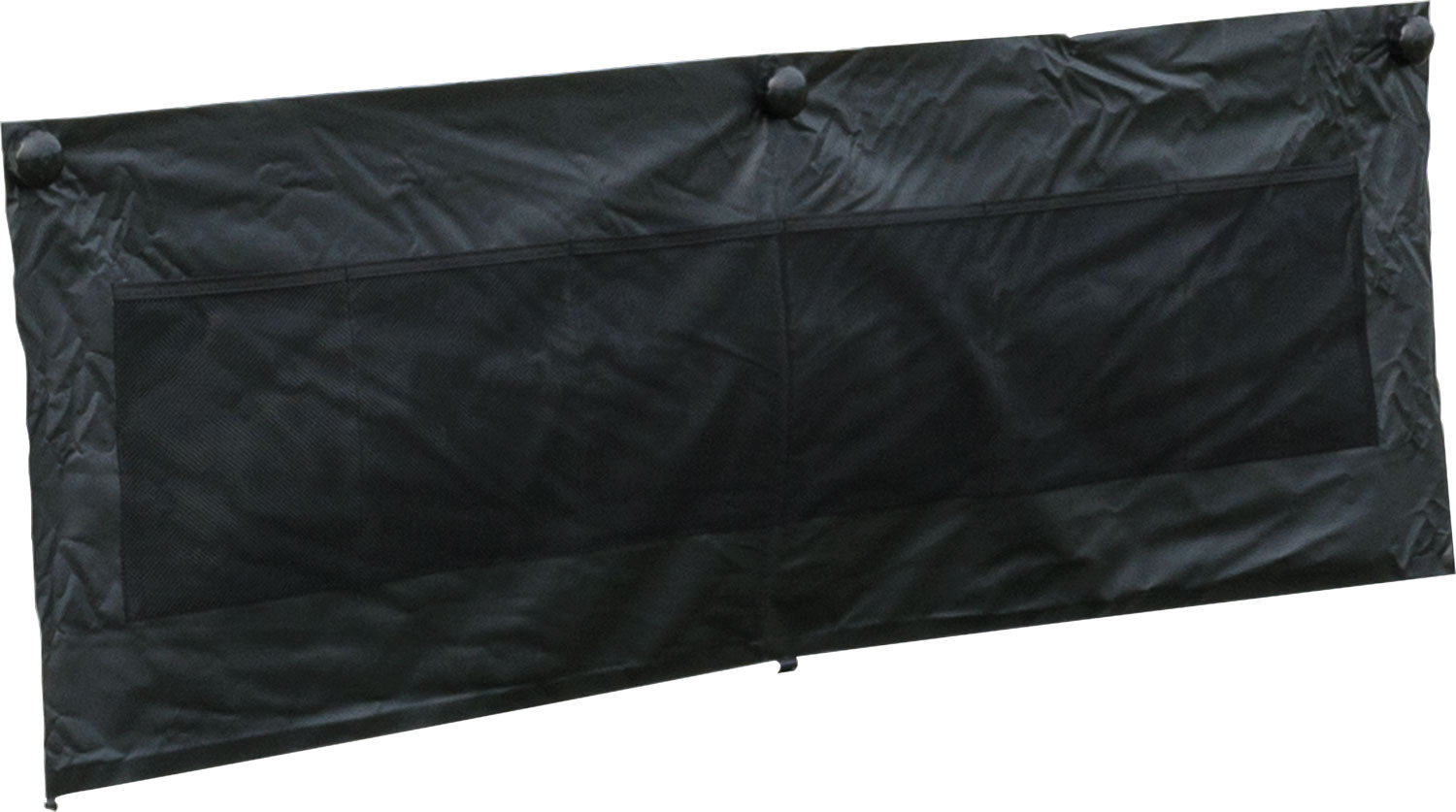Hjulbueskjørt dobbel 150 x 50 cm svart for campingvogn - Dometic montert på campingvogn