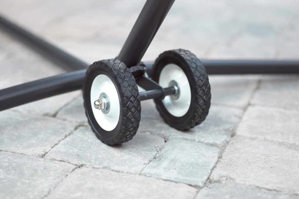 Detalj av hjulsett for hengekøyestativ 15 cm diameter - VIVERE