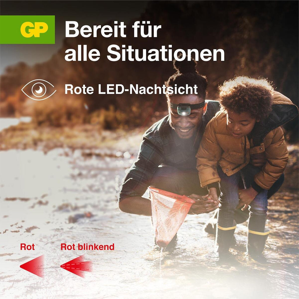 Hodelykt CH-serie for camping og friluftsliv - GP Batteries