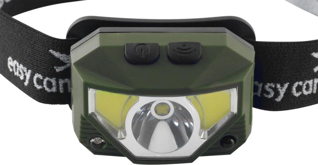 Detalj av hodelykt Crowberry 200 lumen