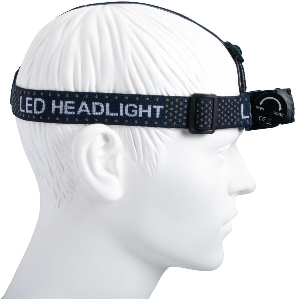 Hodelykt Sensor LED 800 lm med bevegelsessensor 200 m bak