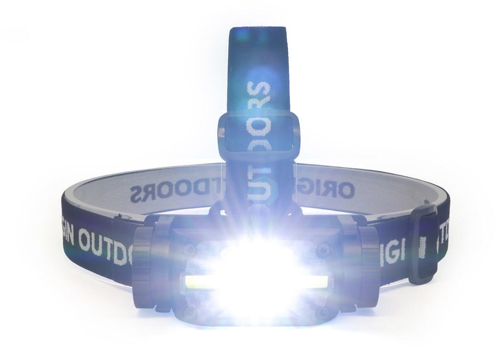 Sideprofil av Hodelykt Sensor LED 800 lm med bevegelsessensor 200 m