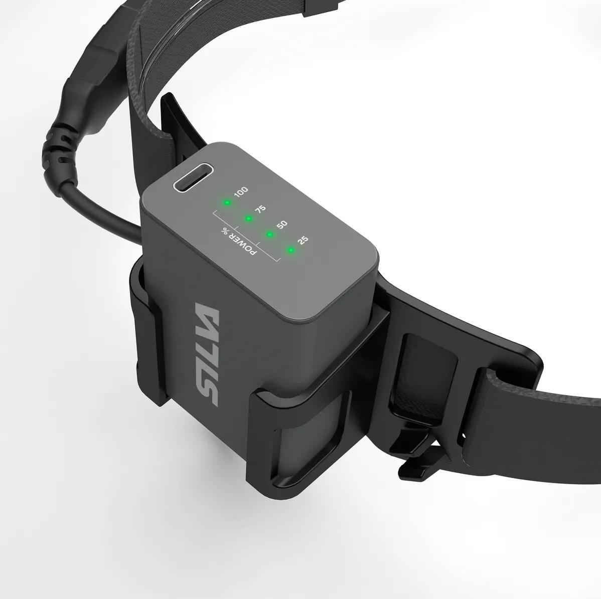 Hodelyktbatteri 2.0Ah (14.8Wh) USB-C IPX5 101 g bakside