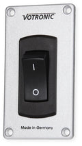 Hovedbryterpanel 20A S for 12V/24V, 47x85 mm - Votronic for kontroll av strøm