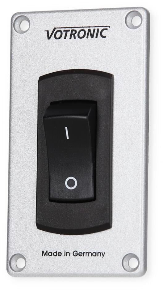 Hovedbryterpanel 20A S for 12V/24V, 47x85 mm - Votronic for kontroll av strøm
