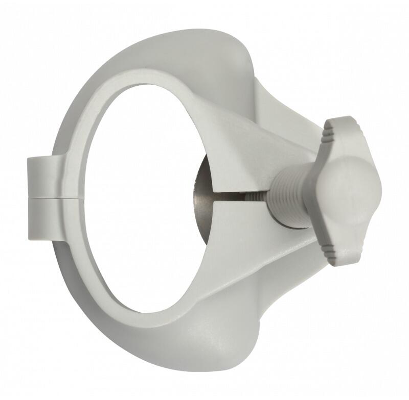 Montert Høydejusterbar beinadapter for Grillo Chef, grå/hvit på grill