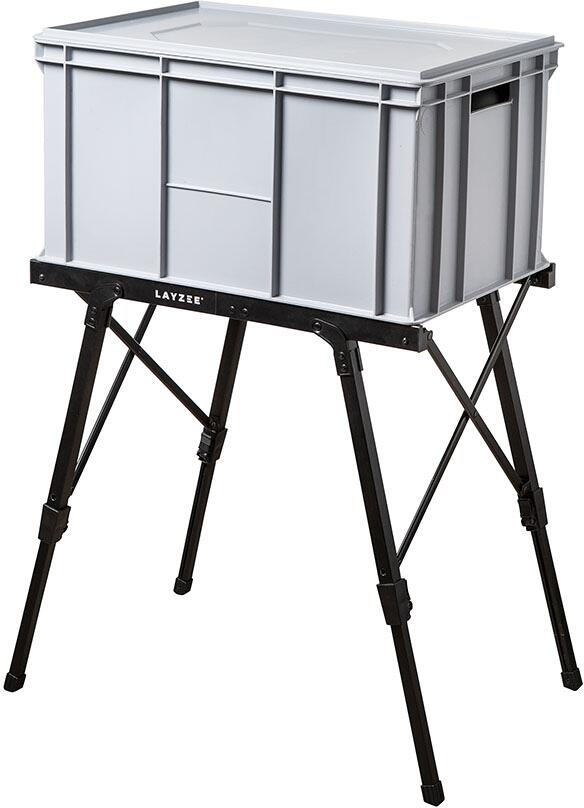 Høydejusterbart stativ for kjøkkenboks 60x40cm 1,8 kg Layzee nærbilde av føtter