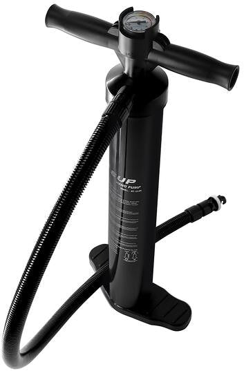 Høytrykks luftpumpe med manometer 2,2L, 15 PSI, svart forfra