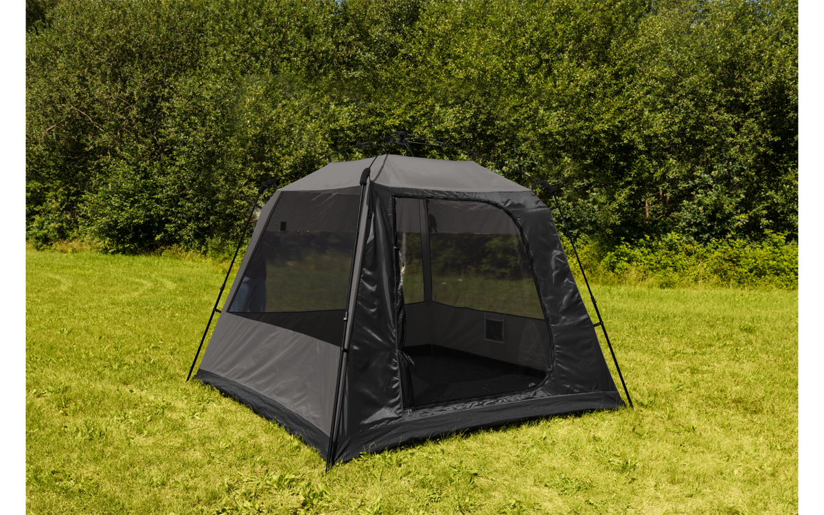 Hurtigtelt Milano 4 for 4 personer 320x245x185 cm 10 kg antrasitt nedpakket i pakkpose