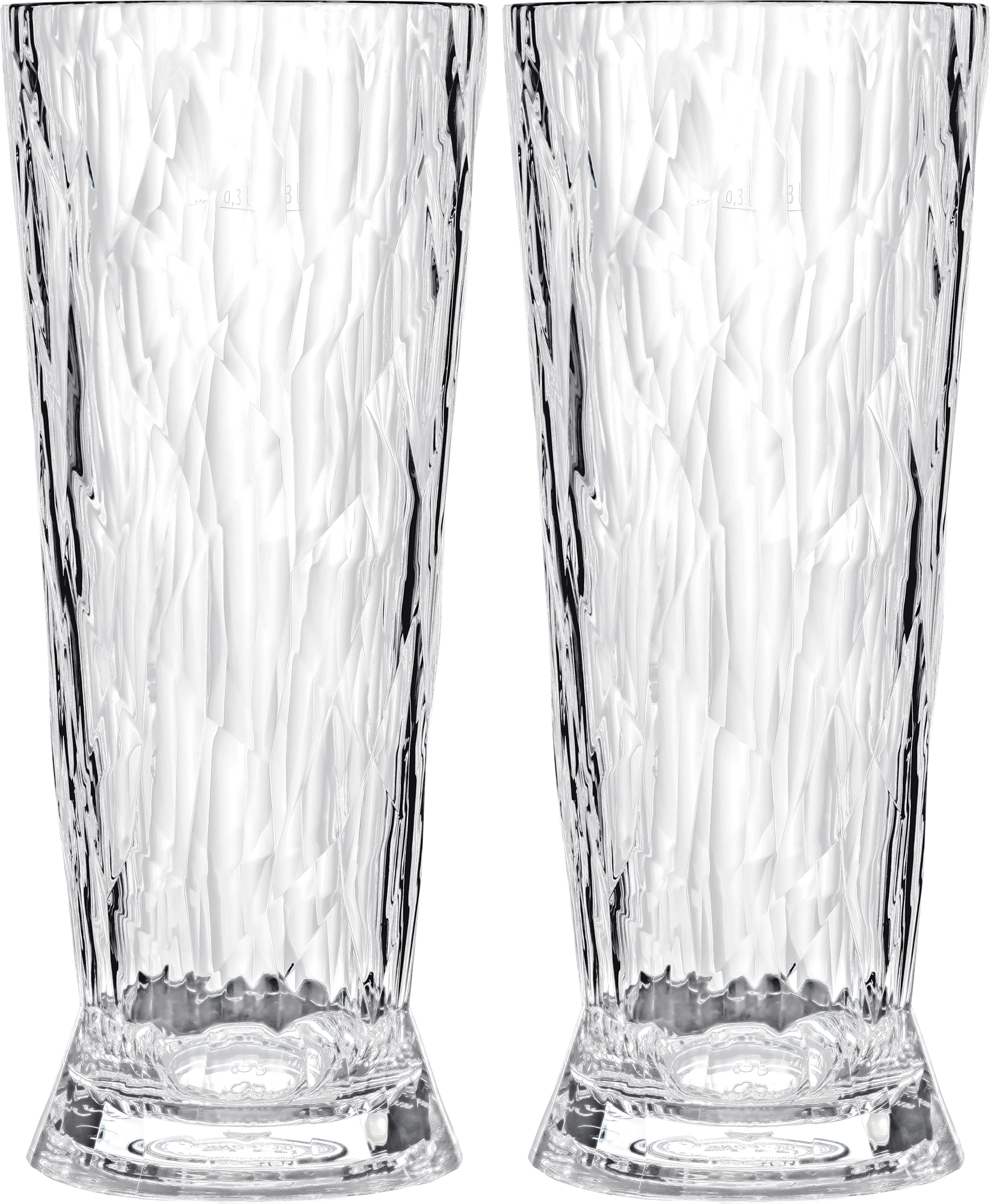 Hveteglass CLUB No. 11 superglas 500 ml 2-pk klar forfra