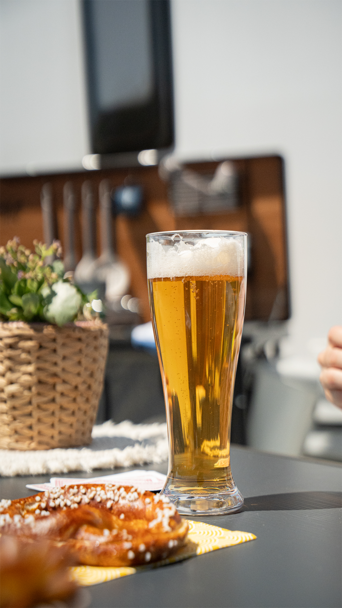 Hveteølglass i akryl 500 ml bruddsikre 2-pack forfra