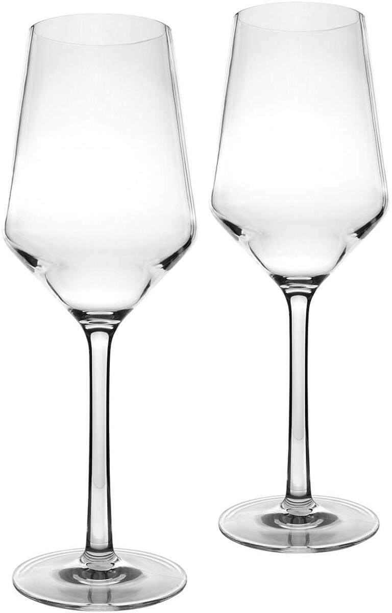 Hvitvinglass Tritan 2-er sett 350 ml BPA-fri bakside