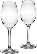 Hvitvinglass Tritan 330 ml antiskli 2-pk fra Bo-Camp for campingbruk