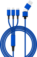 Hydra ULTRA USB-kabel 5i1 120 cm med USB-C og Lightning