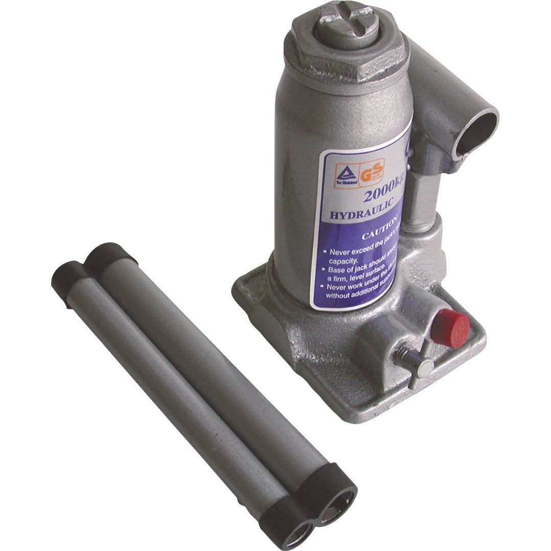 Hydraulisk jekk 2t stål 165-315 mm med sikkerhetsventil ProPlus forfra