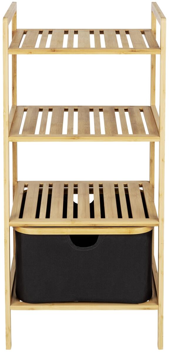 Hylle med 3 etasjer Ecori i bambus 44x33x93,5 cm - Wenko bakside