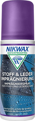 Impregnerings-spray for tekstil og lær 125 ml - Nikwax for beskyttelse av sko