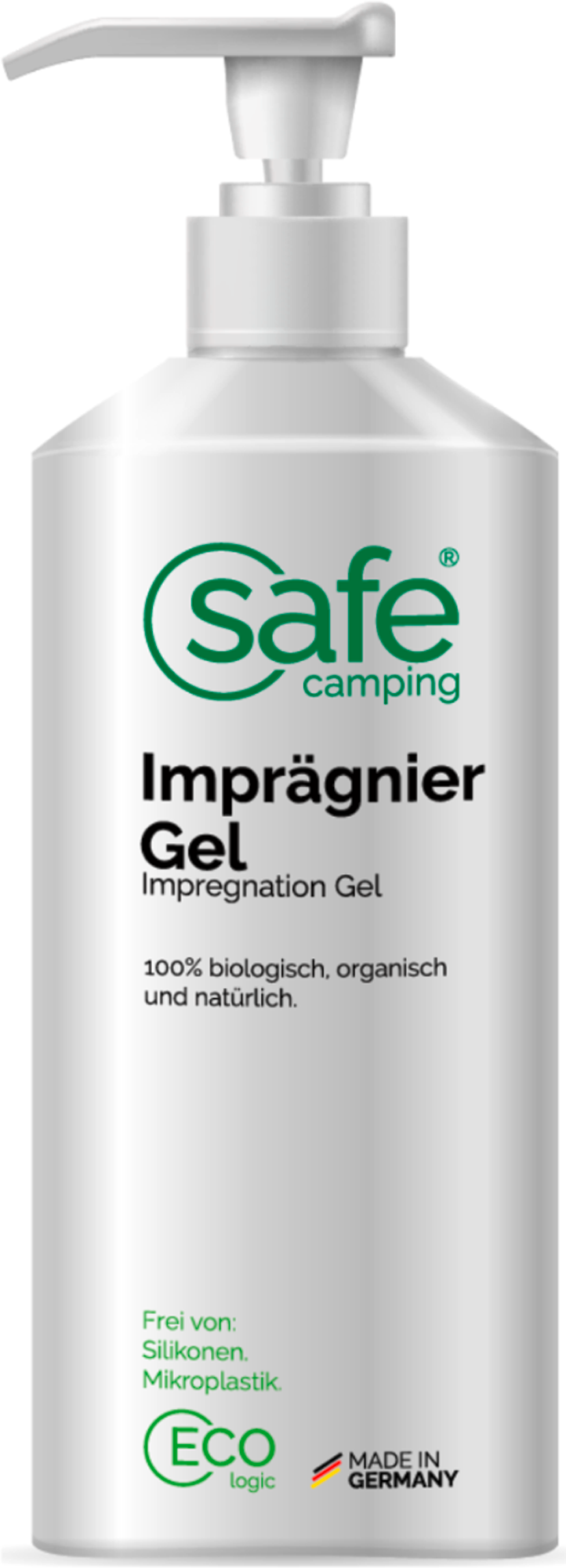 Impregneringsgel for sømforsegling uten mikroplast 500 ml - Safe Camping forside