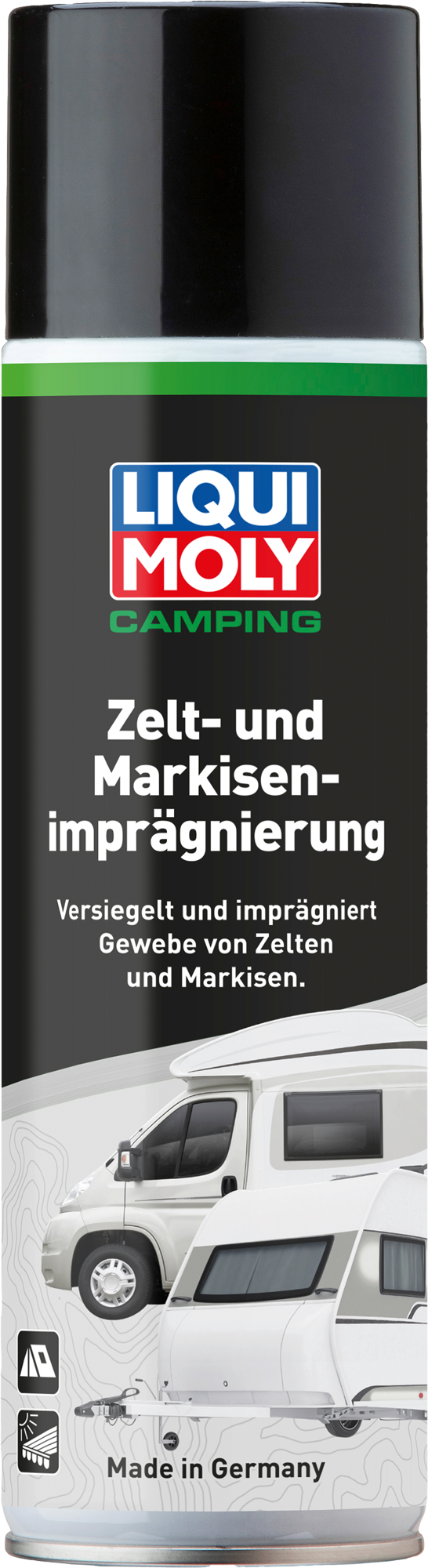 Impregneringsspray for telt og markise 500 ml - Liqui Moly flaske for vannavvisning