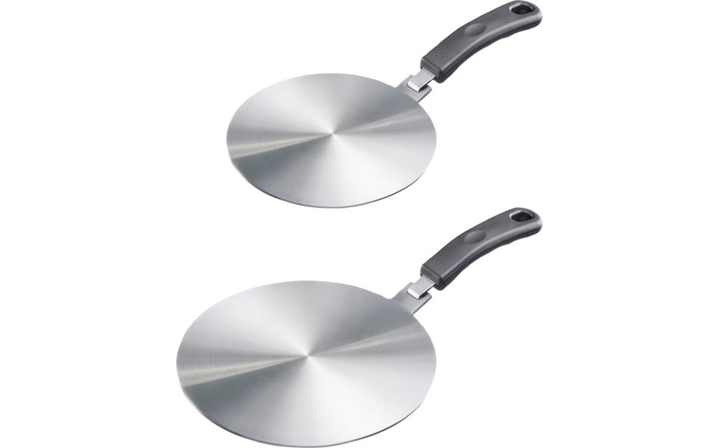 Induksjonsadapterplate i rustfritt stål Ø24 cm Westmark brukt til fondue