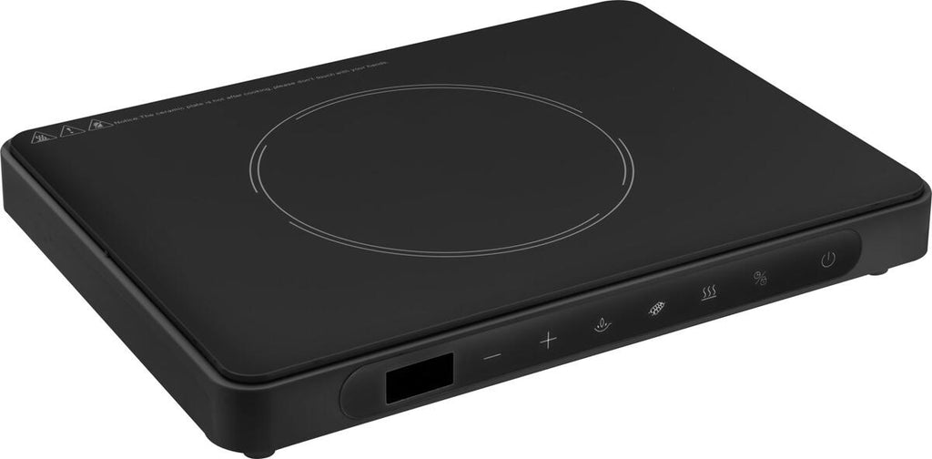 Bakside av Induksjonsgrillplate Hot Point 230V 2000W med grillplate