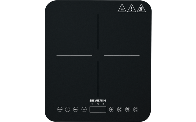 Induksjonskokeplate Ø 22 cm 2000 W KP 1025 - Severin bakside