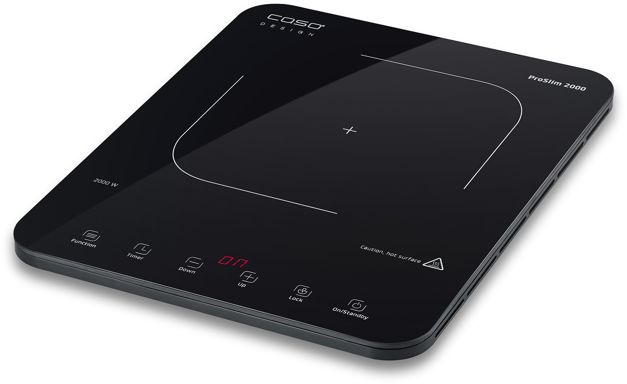 Induksjonskokeplate ProSlim 2000 W ultraslank forfra