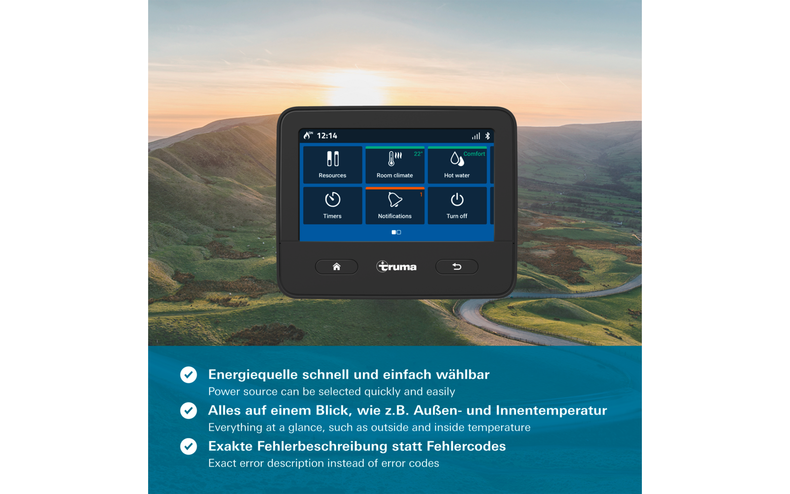 iNet X Connectivity sett for CP plus appstyring - Truma montert i campingvogn