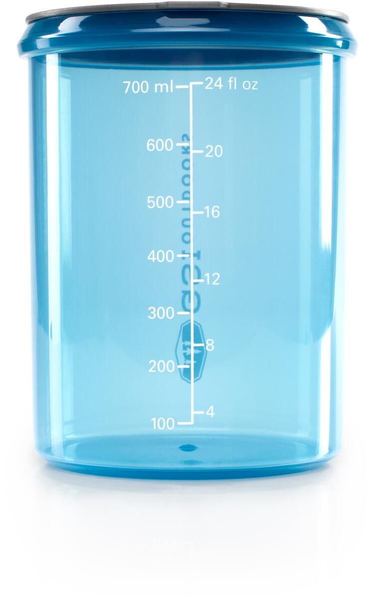 Infinity oppbevaringsbokser 3-pk 300-700ml blå 250g montert i bruk