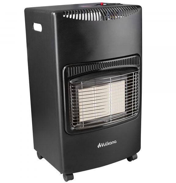 Infrarød gassovn 4,2 kW, 50 mbar, piezotenning, svart - Vulkana bakside