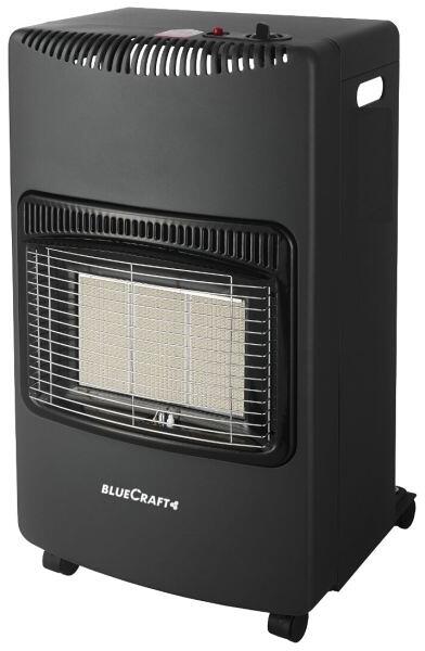 Infrarød gassovn BC 4200 2.0 sammenleggbar 4,2 kW svart front