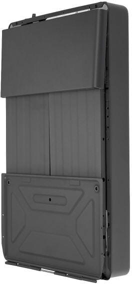 Infrarød gassovn BC 4200 2.0 sammenleggbar 4,2 kW svart bakside
