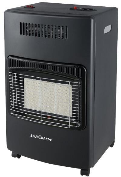 Infrarød gassovn BC 4200 Turbo 2 el/gass 4,2 kW svart forside