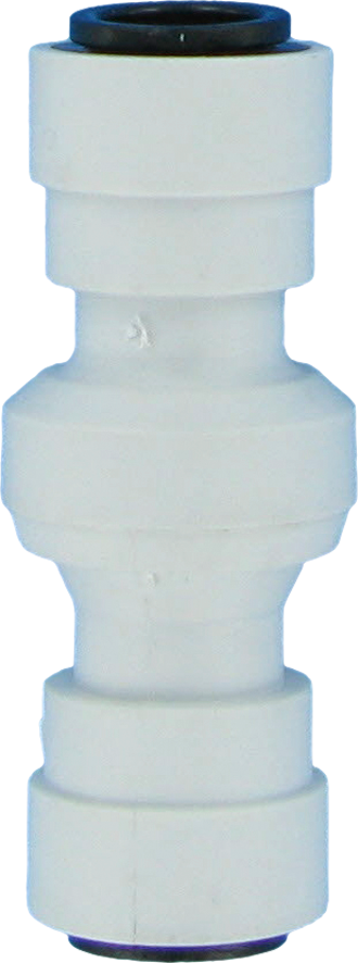 INLINE tilbakeslagsventil JG-Cartridge 12 mm for PE-rør Comet forfra