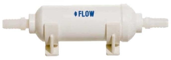 Inline vannfilter med aktivkull 10 mm tilkobling 195 mm Yachticon forframside