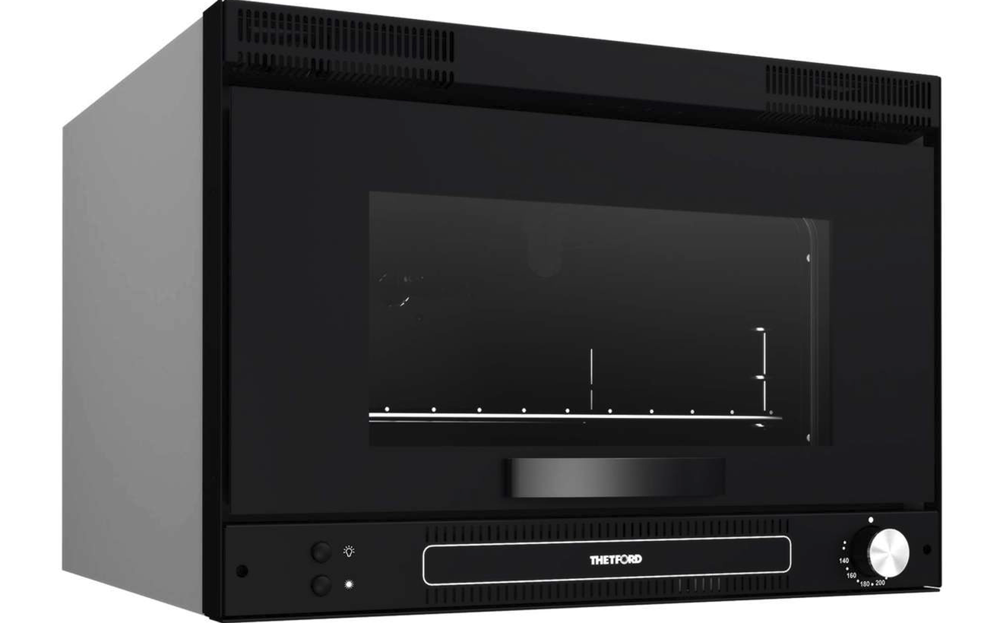 Innbyggingsovn 525 Oven 23 liter gass 12V tenning - Thetford for campingkjøkken
