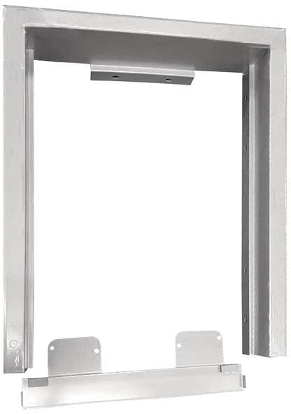 Innbyggingsramme for kompressorkjøleskap 50L, aluminium - Carbest forfra