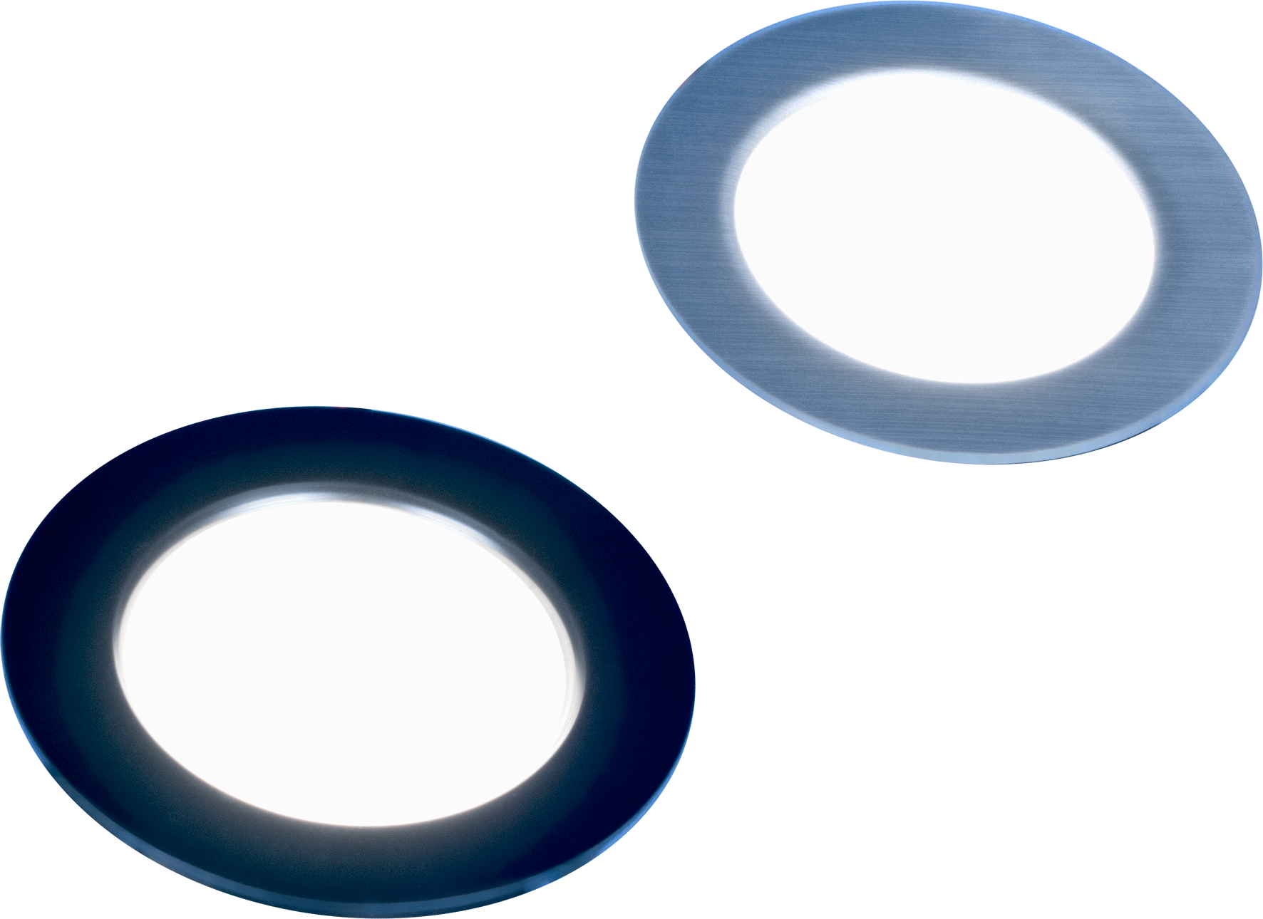Innbyggingsspot Vega 48 9SMD opalglass svart forfra
