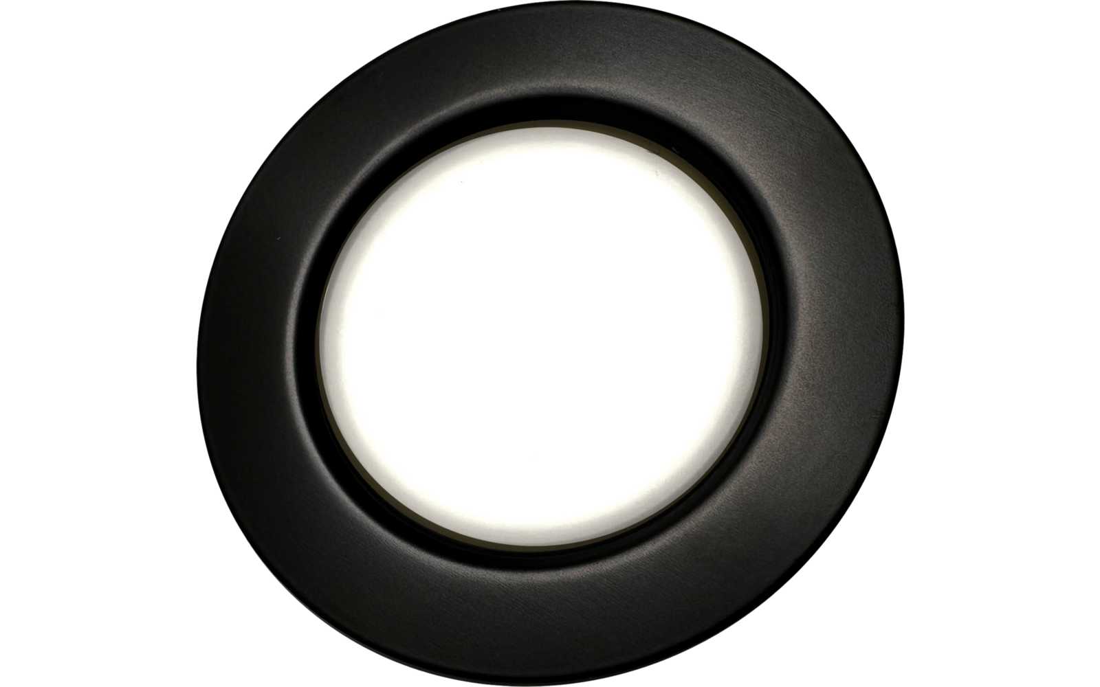Innbyggingsspot Vega 48 9SMD opalglass svart montert