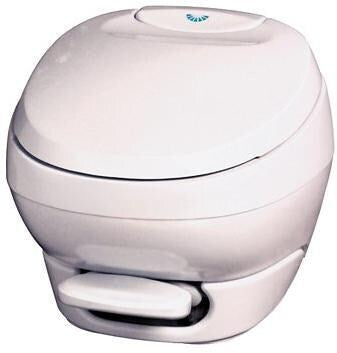 Innbyggingstoalett Aqua Magic Bravura med fotpedal bakside