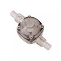 Innebygget vannfilter 1/2" for slange mellom tank og pumpe Lilie forfra