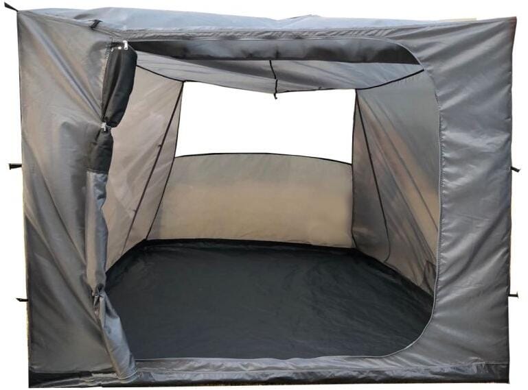 Innertelt for Universal tilbygg 180x200 cm med myggnett forfra