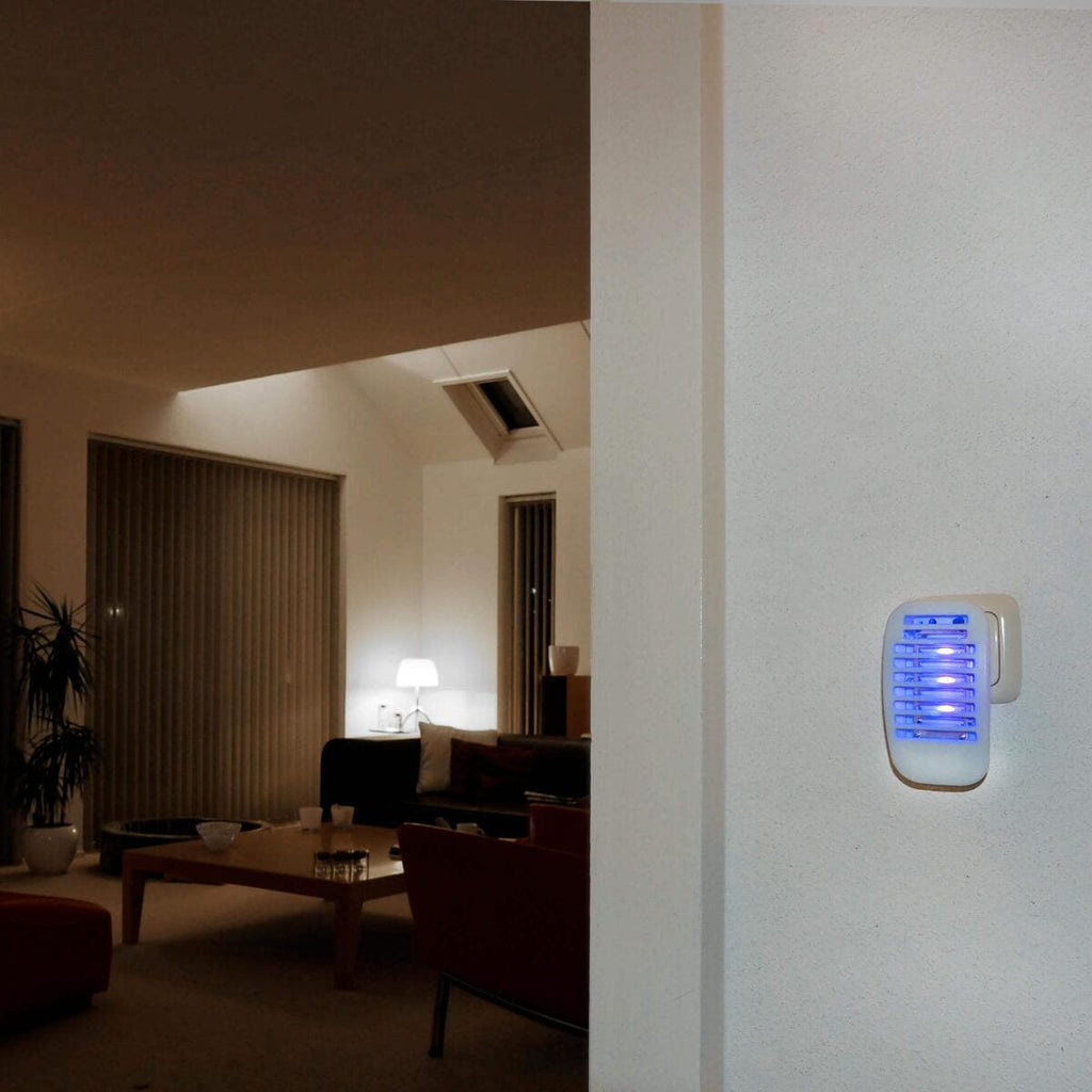Insektdreper LED plug-in 230V, dekker 20 m², 3W - Eurom montert i stikkontakt