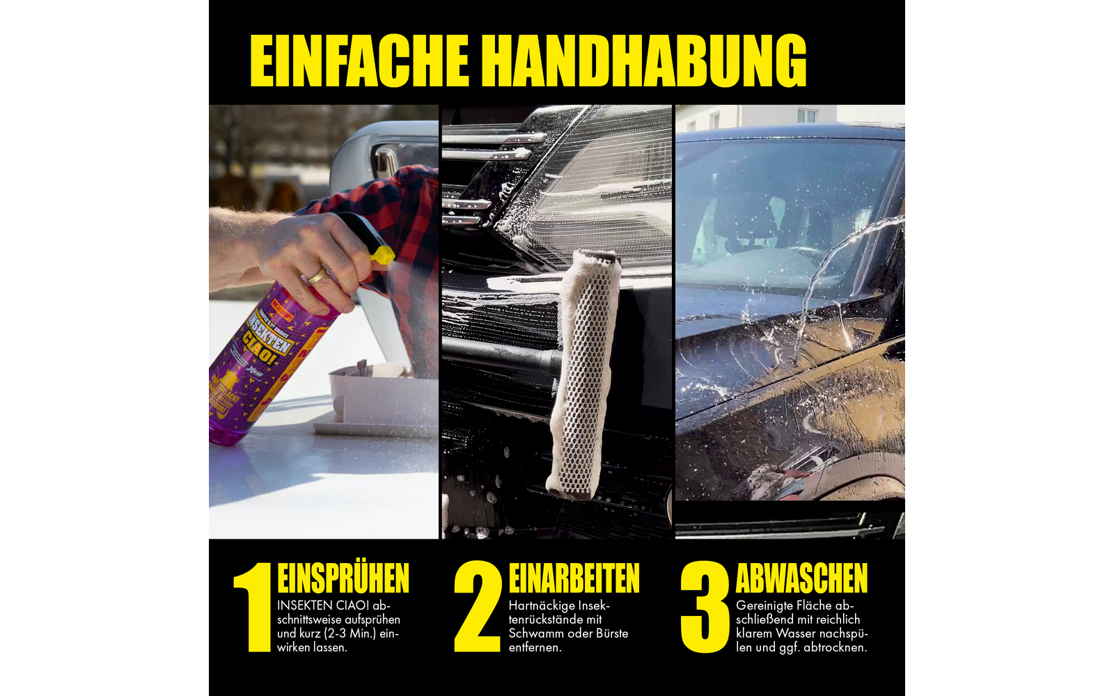 Insekten Ciao insektfjerner detalj sprayflaske